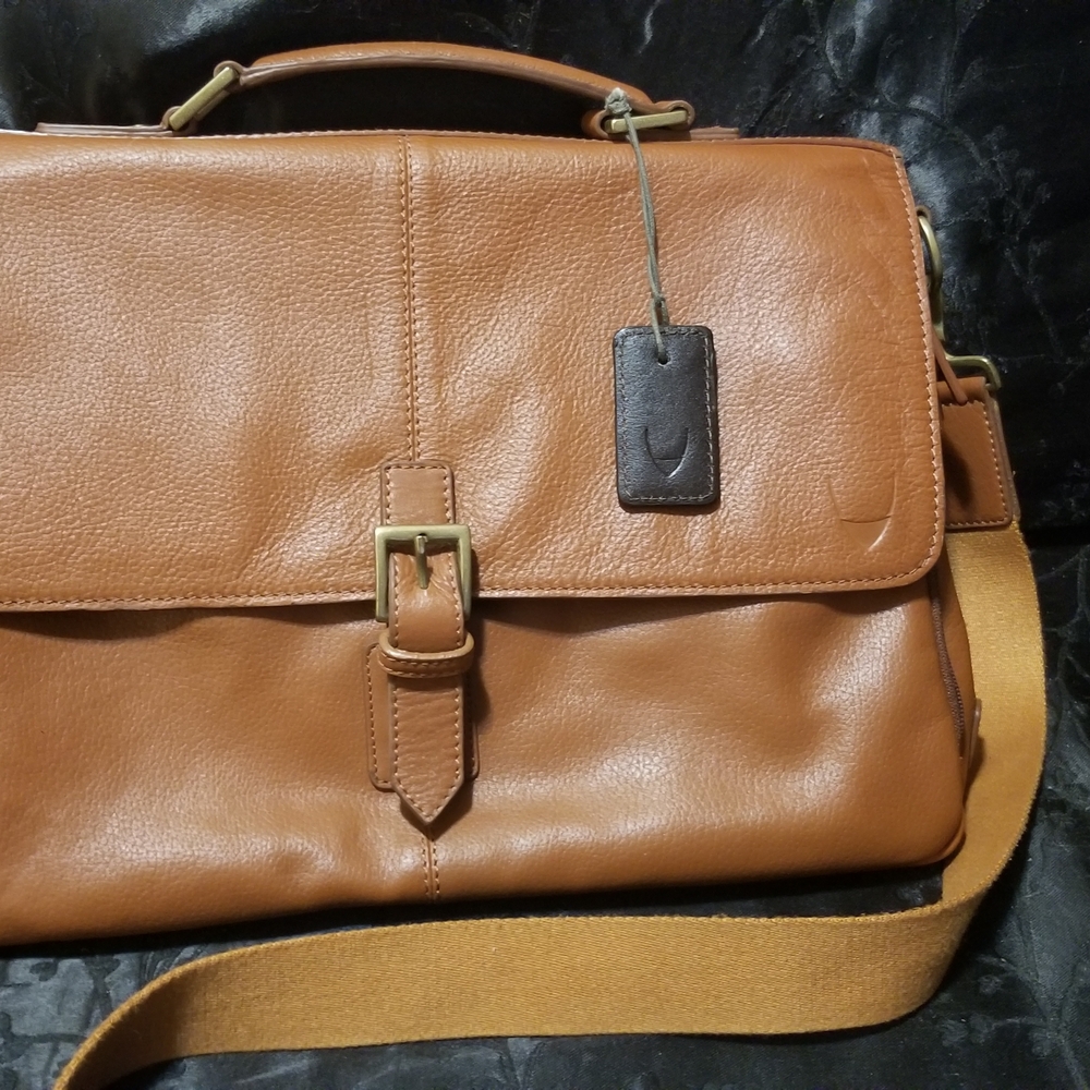 Tan Leather Men's Bag